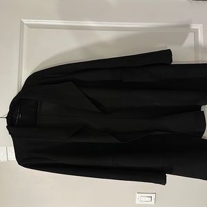 Light suede trench/ pea coat